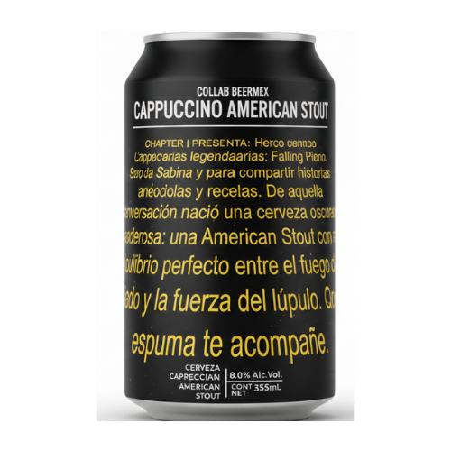 Cappuccino American Stout (Imperial Stout) | Collab Rámuri x Santa Sabina